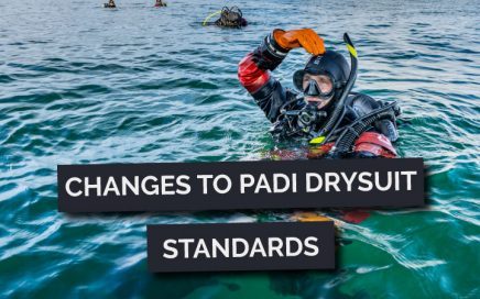 Make sure you're up to date with the changes to PADI Dry Suit standards