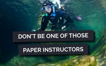 Don't be a paper instructor, train for your PADI specialty instructor ratings