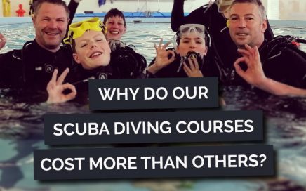 Why do our scuba diving courses cost more than others?